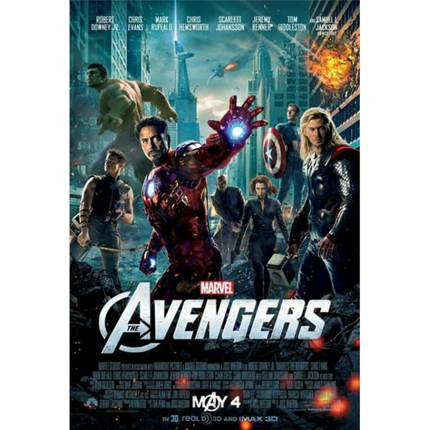 The Avengers movie poster print